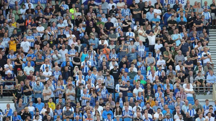 Framed Print : Brighton vs. Burnley: Premier League Clash at American Express Community Stadium - September 10, 2019