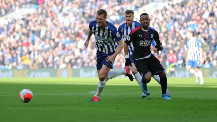Framed Print : Brighton vs. Crystal Palace: February 2020 Premier League Clash at American Express Community Stadium Framed Print : Brighton vs. Crystal Palace: February 2020 Premier League Clash at American Express Community Stadium