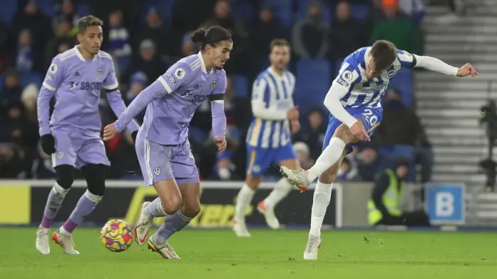 Framed Print : Brighton vs Leeds United: A Premier League Battle at American Express Community Stadium (Nov 2021) Framed Print : Brighton vs Leeds United: A Premier League Battle at American Express Community Stadium (Nov 2021)