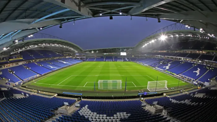 Framed Print : Brighton vs. Wolverhampton Wanderers: A Premier League Battle at American Express Community Stadium (15DEC21)
