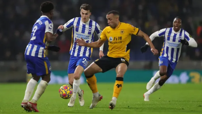 Framed Print : Brighton vs. Wolverhampton Wanderers: A Premier League Battle at American Express Community Stadium (15DEC21) Framed Print : Brighton vs. Wolverhampton Wanderers: A Premier League Battle at American Express Community Stadium (15DEC21)