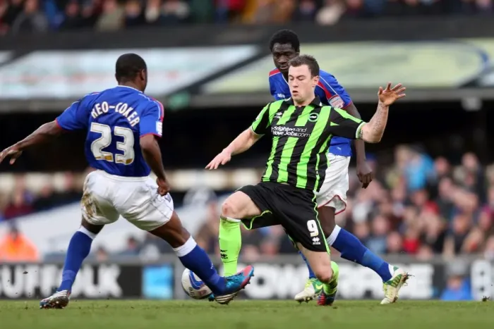 Framed Print : Brighton's Barnes Scores in Npower Championship Clash vs. Blackburn Rovers (January 1, 2013) Framed Print : Brighton's Barnes Scores in Npower Championship Clash vs. Blackburn Rovers (January 1, 2013)