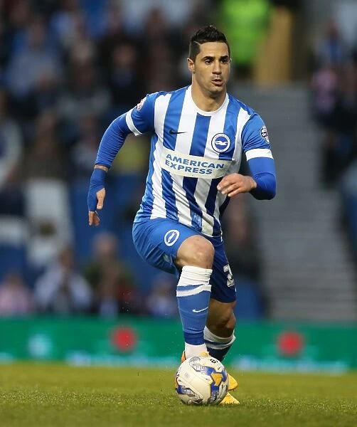 Brighton's Beram Kayal in Action Against Huddersfield Town (14APR15)