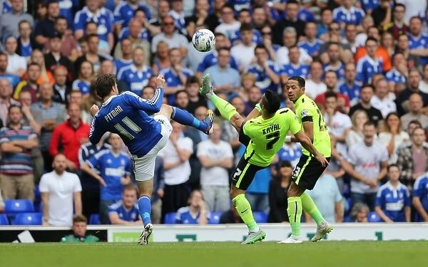 Brighton's Beram Kayal in Action against Ipswich Town during Sky Bet Championship Clash, August 2015