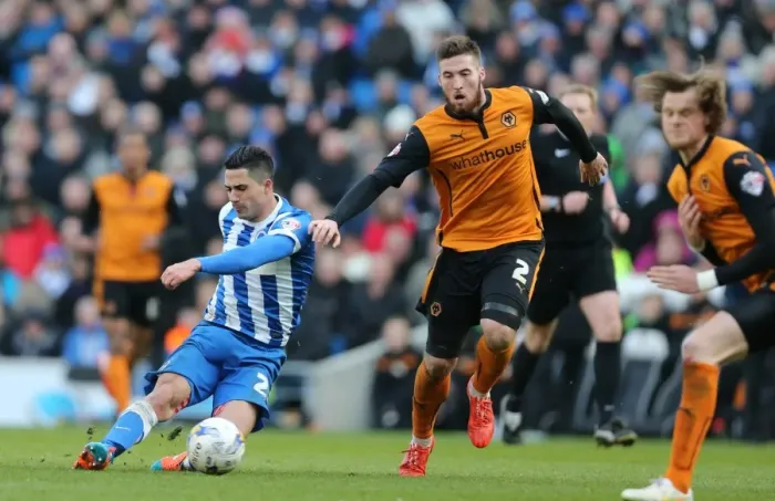 Framed Print : Brighton's Beram Kayal Fires Up Championship Clash Against Wolverhampton Wanderers (Mar 14, 2015) Framed Print : Brighton's Beram Kayal Fires Up Championship Clash Against Wolverhampton Wanderers (Mar 14, 2015)