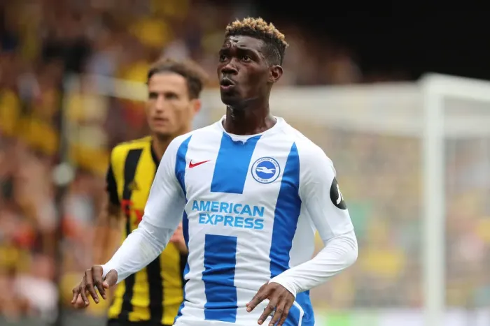 Framed Print : Brighton's Bissouma in Action: Watford vs. Brighton & Hove Albion, Premier League (11AUG18) Framed Print : Brighton's Bissouma in Action: Watford vs. Brighton & Hove Albion, Premier League (11AUG18)