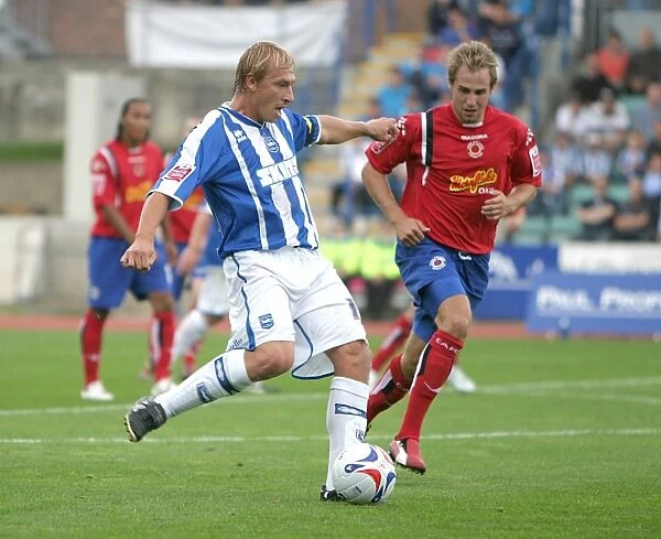 Brighton's Carpenter Chippy in Action: The Unyielding Determination of the Seagulls Midfielder