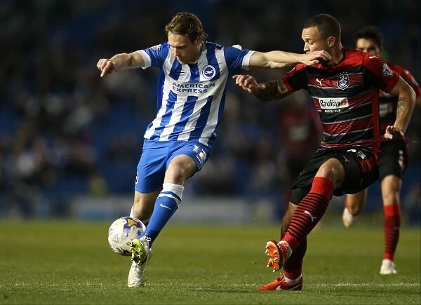 Brighton's Craig Mackail-Smith Scores Against Huddersfield Town in Sky Bet Championship Match, April 2015