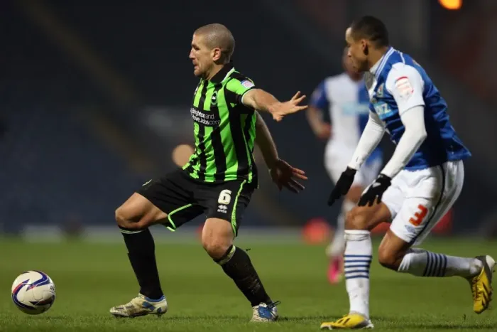 Framed Print : Brighton's El-Abd in Action against Blackburn, Npower Championship 2013 Framed Print : Brighton's El-Abd in Action against Blackburn, Npower Championship 2013