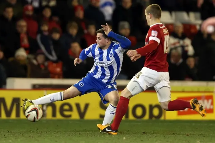 Framed Print : Brighton's George Barker Makes Debut Against Barnsley, March 12, 2013 Framed Print : Brighton's George Barker Makes Debut Against Barnsley, March 12, 2013