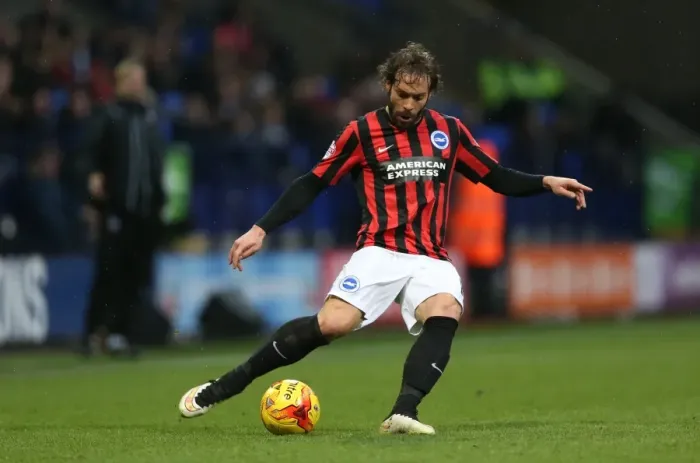 Framed Print : Brighton's Inigo Calderon in Action against Bolton Wanderers, Sky Bet Championship 2015 Framed Print : Brighton's Inigo Calderon in Action against Bolton Wanderers, Sky Bet Championship 2015
