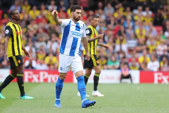 Framed Print : Brighton's Jahanbakhsh in Action: Premier League Clash vs. Watford (11AUG18) Framed Print : Brighton's Jahanbakhsh in Action: Premier League Clash vs. Watford (11AUG18)