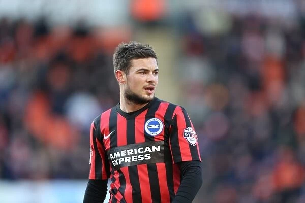 Brighton's Jake Forster-Caskey in Action Against Blackpool (Sky Bet Championship, 31Jan15)