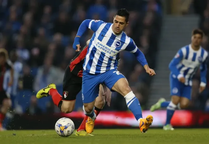 Framed Print : Brighton's Kayal in Action Against Bournemouth (10APR15) Framed Print : Brighton's Kayal in Action Against Bournemouth (10APR15)