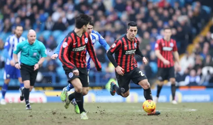 Framed Print : Brighton's Kayal in Action: Sheffield Wednesday vs. Brighton & Hove Albion (14FEB15) Framed Print : Brighton's Kayal in Action: Sheffield Wednesday vs. Brighton & Hove Albion (14FEB15)