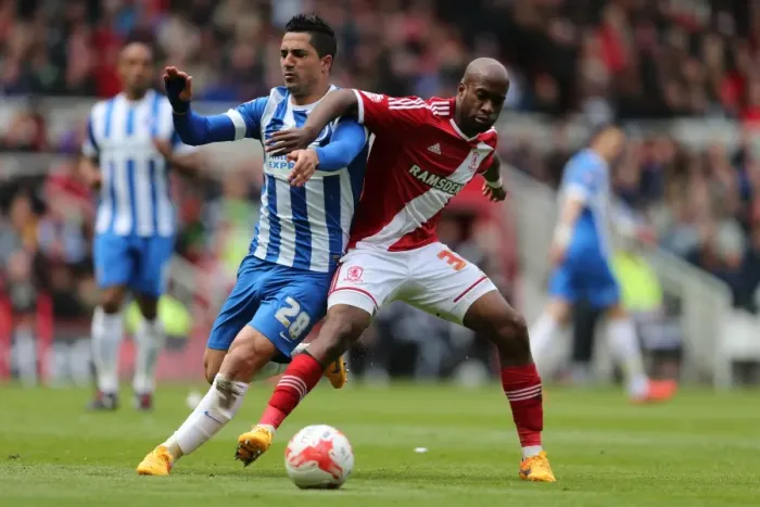Framed Print : Brighton's Kayal Fights for Victory: Middlesbrough vs. Brighton & Hove Albion, May 2015 Framed Print : Brighton's Kayal Fights for Victory: Middlesbrough vs. Brighton & Hove Albion, May 2015