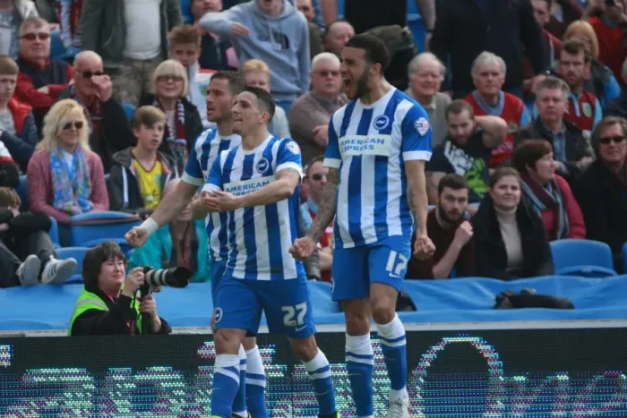 Framed Print : Brighton's Knockaert Scores Thrilling Goal in Championship Clash vs. Burnley (08 / 03 / 2016) Framed Print : Brighton's Knockaert Scores Thrilling Goal in Championship Clash vs. Burnley (08 / 03 / 2016)