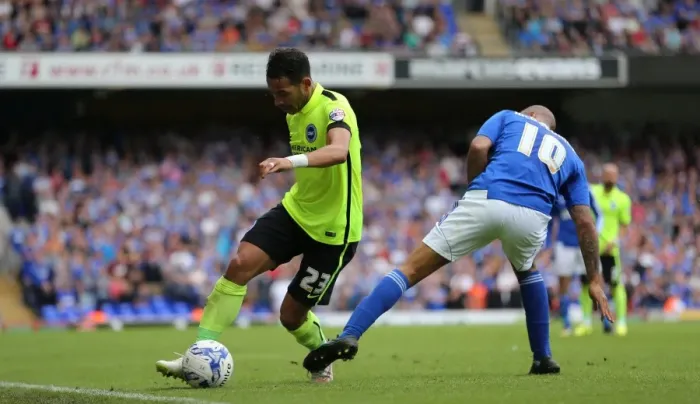 Framed Print : Brighton's Liam Rosenior in Action against Ipswich Town in Sky Bet Championship Clash (28 / 08 / 2015) Framed Print : Brighton's Liam Rosenior in Action against Ipswich Town in Sky Bet Championship Clash (28 / 08 / 2015)