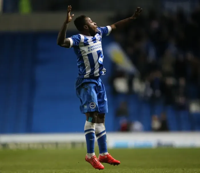 Framed Print : Brighton's LuaLua Scores Thriller in Championship Clash vs. Derby County (3 March 2015) Framed Print : Brighton's LuaLua Scores Thriller in Championship Clash vs. Derby County (3 March 2015)