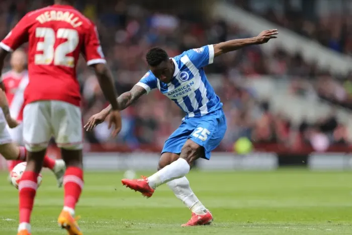 Framed Print : Brighton's LuaLua Thrives in Middlesbrough Showdown, May 2015 Framed Print : Brighton's LuaLua Thrives in Middlesbrough Showdown, May 2015