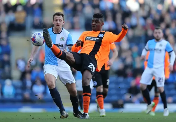 Framed Print : Brighton's Rohan Ince in Action against Blackburn Rovers, Sky Bet Championship 2015 Framed Print : Brighton's Rohan Ince in Action against Blackburn Rovers, Sky Bet Championship 2015