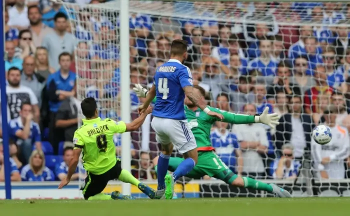 Framed Print : Brighton's Sam Baldock Narrowly Misses Goal Against Ipswich Town in Sky Bet Championship Clash (28th August 2015) Framed Print : Brighton's Sam Baldock Narrowly Misses Goal Against Ipswich Town in Sky Bet Championship Clash (28th August 2015)