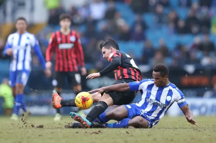 Framed Print : Brighton's Sam Baldock Scores Against Sheffield Wednesday in Championship Clash, 14 February 2015 Framed Print : Brighton's Sam Baldock Scores Against Sheffield Wednesday in Championship Clash, 14 February 2015