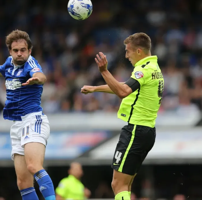 Framed Print : Brighton's Uwe Huenemeier in Action against Ipswich Town during Sky Bet Championship Clash, August 2015 Framed Print : Brighton's Uwe Huenemeier in Action against Ipswich Town during Sky Bet Championship Clash, August 2015