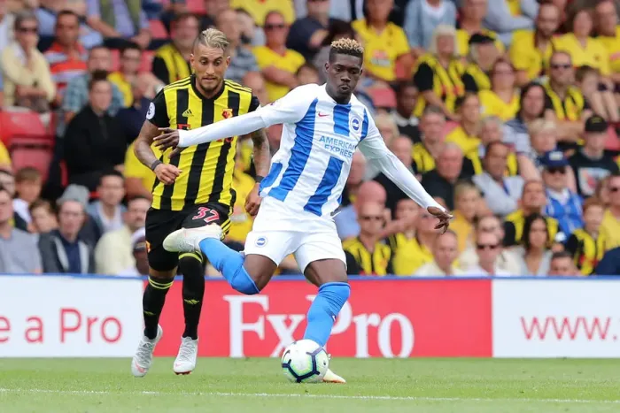 Framed Print : Brighton's Yves Bissouma in Action Against Watford - Premier League Matchday 1, 2018 Framed Print : Brighton's Yves Bissouma in Action Against Watford - Premier League Matchday 1, 2018
