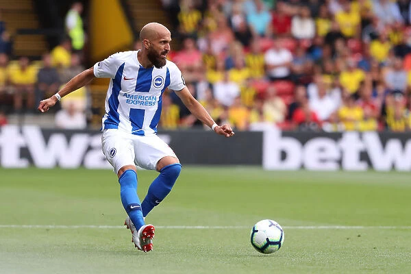 Bruno of Brighton and Hove Albion Faces Off Against Watford in Premier League Clash (11-Aug-18)