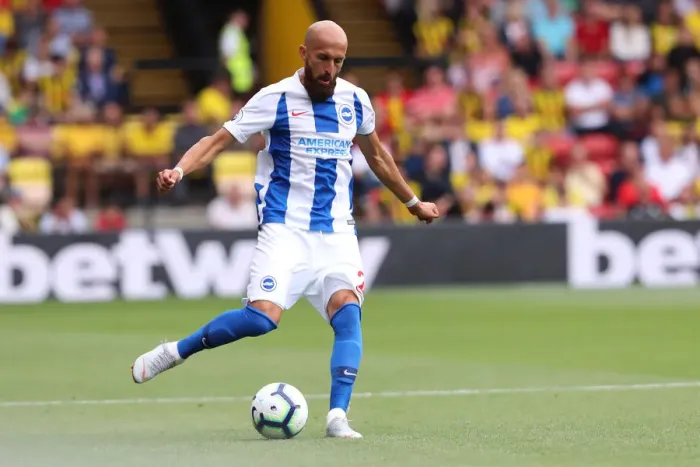 Framed Print : Bruno of Brighton and Hove Albion Faces Off Against Watford in Premier League Clash (11AUG18) Framed Print : Bruno of Brighton and Hove Albion Faces Off Against Watford in Premier League Clash (11AUG18)