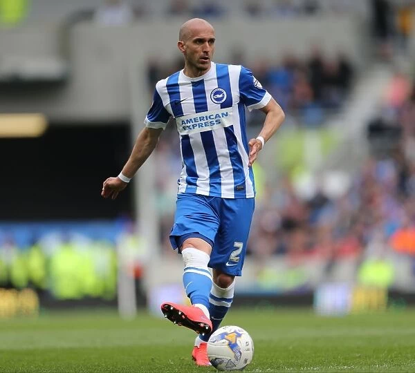 Bruno Saltor: In Action Against Bournemouth, Sky Bet Championship 2015 (Brighton & Hove Albion)