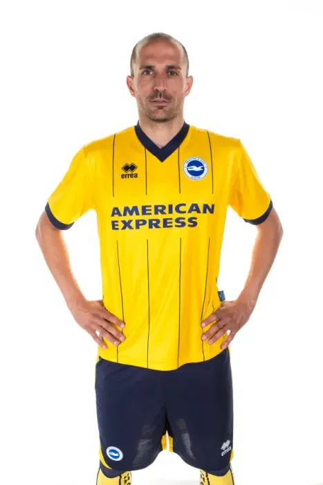 Framed Print : Bruno Saltor: In Action for Brighton and Hove Albion FC Framed Print : Bruno Saltor: In Action for Brighton and Hove Albion FC