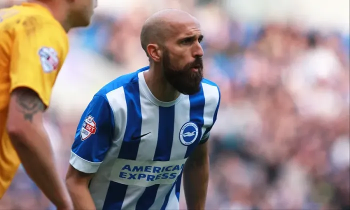 Framed Print : Bruno Saltor in Action: Brighton & Hove Albion vs. Preston North End, Sky Bet Championship 2015 Framed Print : Bruno Saltor in Action: Brighton & Hove Albion vs. Preston North End, Sky Bet Championship 2015