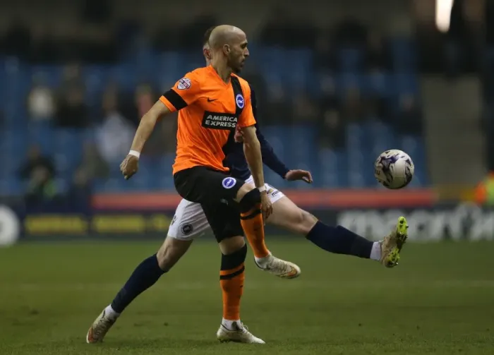 Framed Print : Bruno Saltor in Action: Millwall vs. Brighton and Hove Albion, Sky Bet Championship 2015 Framed Print : Bruno Saltor in Action: Millwall vs. Brighton and Hove Albion, Sky Bet Championship 2015