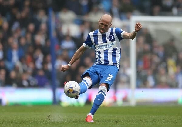 Bruno Saltor: In Action Against Norwich City - Brighton & Hove Albion vs. Sky Bet Championship (3rd April 2015)