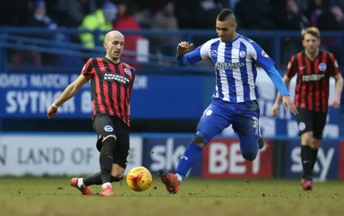 Framed Print : Bruno Saltor in Action: Sheffield Wednesday vs. Brighton and Hove Albion, Sky Bet Championship 2015 Framed Print : Bruno Saltor in Action: Sheffield Wednesday vs. Brighton and Hove Albion, Sky Bet Championship 2015