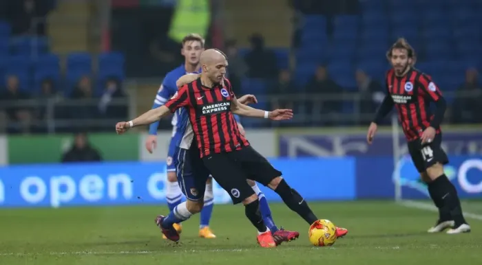 Framed Print : Bruno Saltor of Brighton and Hove Albion in Action against Cardiff City, Sky Bet Championship 2015 Framed Print : Bruno Saltor of Brighton and Hove Albion in Action against Cardiff City, Sky Bet Championship 2015