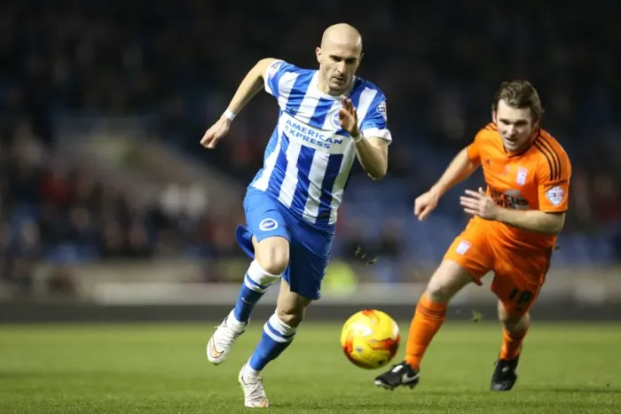 Framed Print : Bruno Saltor of Brighton and Hove Albion in Action Against Ipswich Town, Sky Bet Championship 2015 Framed Print : Bruno Saltor of Brighton and Hove Albion in Action Against Ipswich Town, Sky Bet Championship 2015