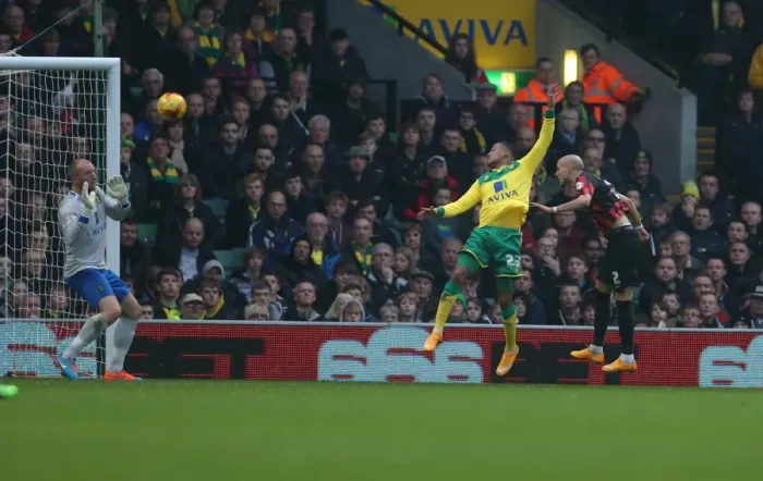 Framed Print : Bruno's Stunner: Norwich City vs. Brighton & Hove Albion, 2014 Championship Clash Framed Print : Bruno's Stunner: Norwich City vs. Brighton & Hove Albion, 2014 Championship Clash