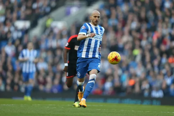 Framed Print : Bruno's Unwavering Determination: A Pivotal Moment in Brighton & Hove Albion vs Fulham (29NOV14) Framed Print : Bruno's Unwavering Determination: A Pivotal Moment in Brighton & Hove Albion vs Fulham (29NOV14)