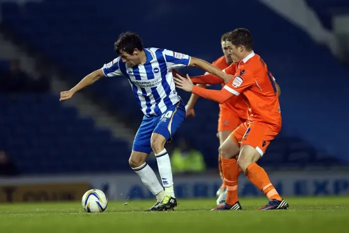 Framed Print : Will Buckley in Action: Brighton & Hove Albion vs. Millwall, December 18, 2012 Framed Print : Will Buckley in Action: Brighton & Hove Albion vs. Millwall, December 18, 2012