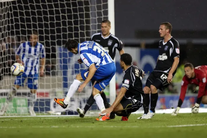 Framed Print : Will Buckley's Equalizer: Brighton & Hove Albion vs Ipswich Town, Npower Championship, October 2, 2012 Framed Print : Will Buckley's Equalizer: Brighton & Hove Albion vs Ipswich Town, Npower Championship, October 2, 2012