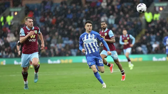 Framed Print : Burnley v Brighton and Hove Albion Premier League 13APR24 Framed Print : Burnley v Brighton and Hove Albion Premier League 13APR24