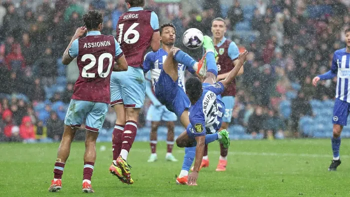 Framed Print : Burnley v Brighton and Hove Albion Premier League 13APR24 Framed Print : Burnley v Brighton and Hove Albion Premier League 13APR24