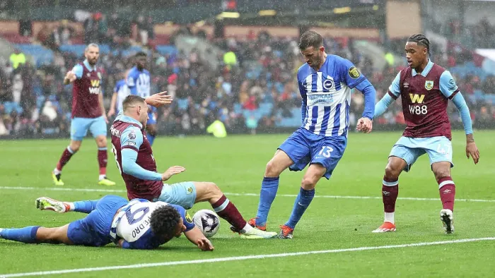 Framed Print : Burnley v Brighton and Hove Albion Premier League 13APR24 Framed Print : Burnley v Brighton and Hove Albion Premier League 13APR24