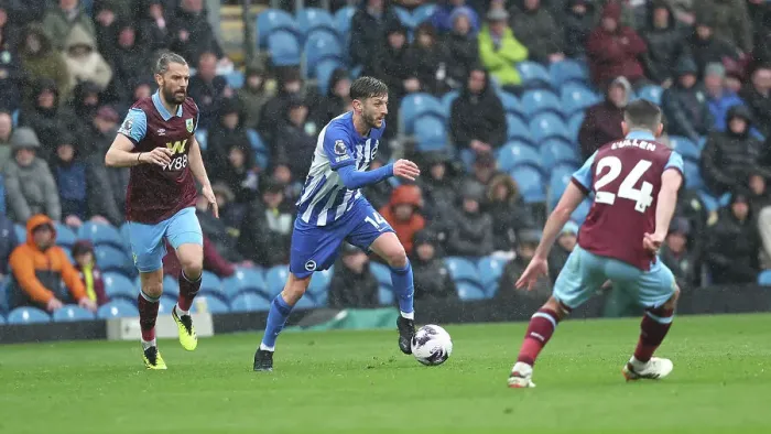 Framed Print : Burnley v Brighton and Hove Albion Premier League 13APR24 Framed Print : Burnley v Brighton and Hove Albion Premier League 13APR24