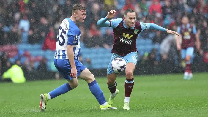 Framed Print : Burnley v Brighton and Hove Albion Premier League 13APR24 Framed Print : Burnley v Brighton and Hove Albion Premier League 13APR24