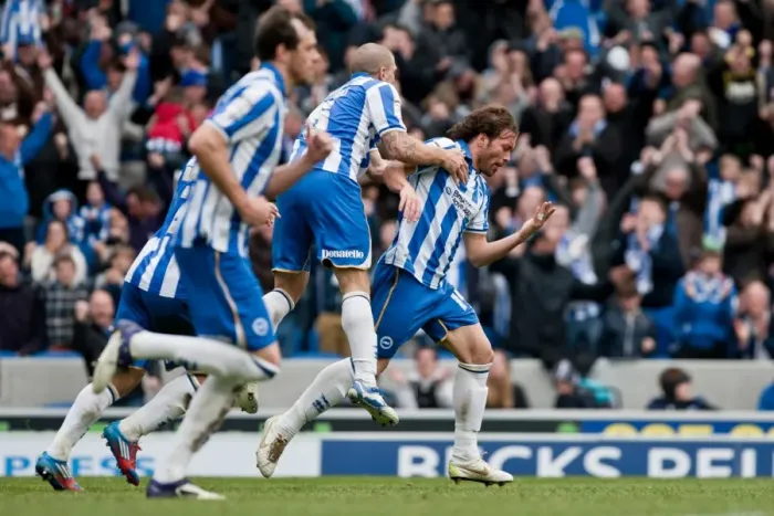 Framed Print : Calderon's Equalizer: Brighton & Hove Albion vs. Middlesbrough, Npower Championship, Amex Stadium, 31-03-2012 Framed Print : Calderon's Equalizer: Brighton & Hove Albion vs. Middlesbrough, Npower Championship, Amex Stadium, 31-03-2012