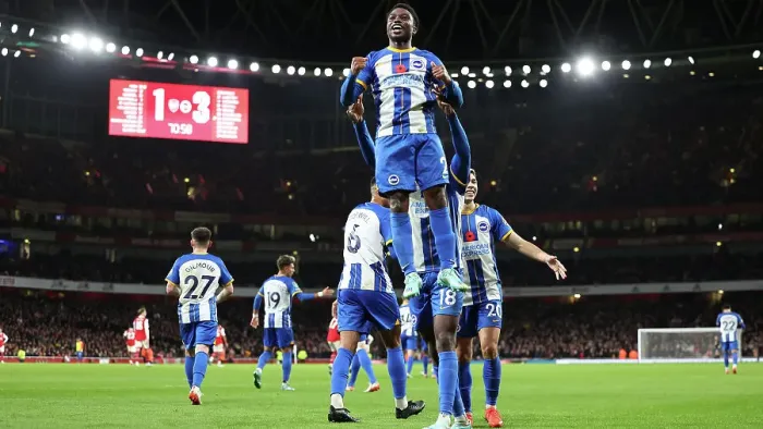 Framed Print : Carabao Cup Clash: Arsenal vs. Brighton & Hove Albion at Emirates Stadium (09.11.22) Framed Print : Carabao Cup Clash: Arsenal vs. Brighton & Hove Albion at Emirates Stadium (09.11.22)